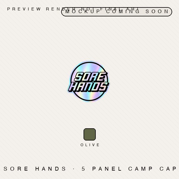 5 Panel Camp Cap preview mockup