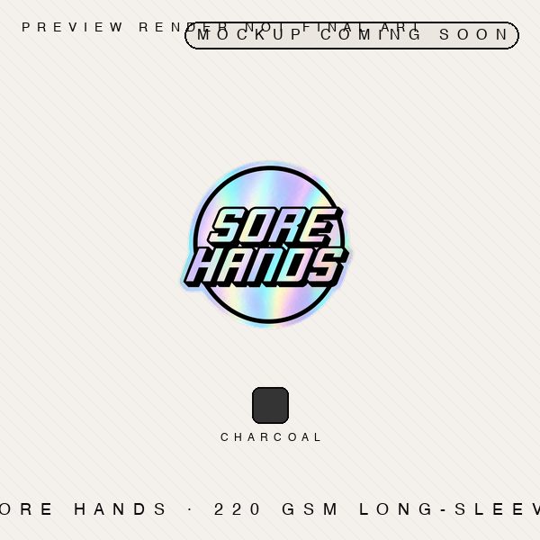 Long Sleeve Heavyweight Tee preview mockup