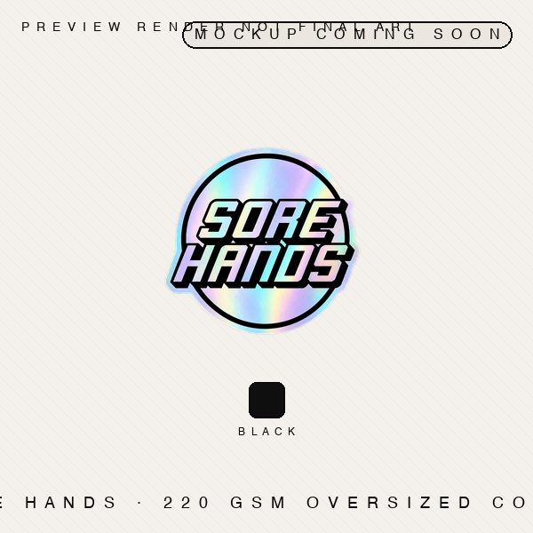 Oversized Boxy Heavyweight Tee preview mockup